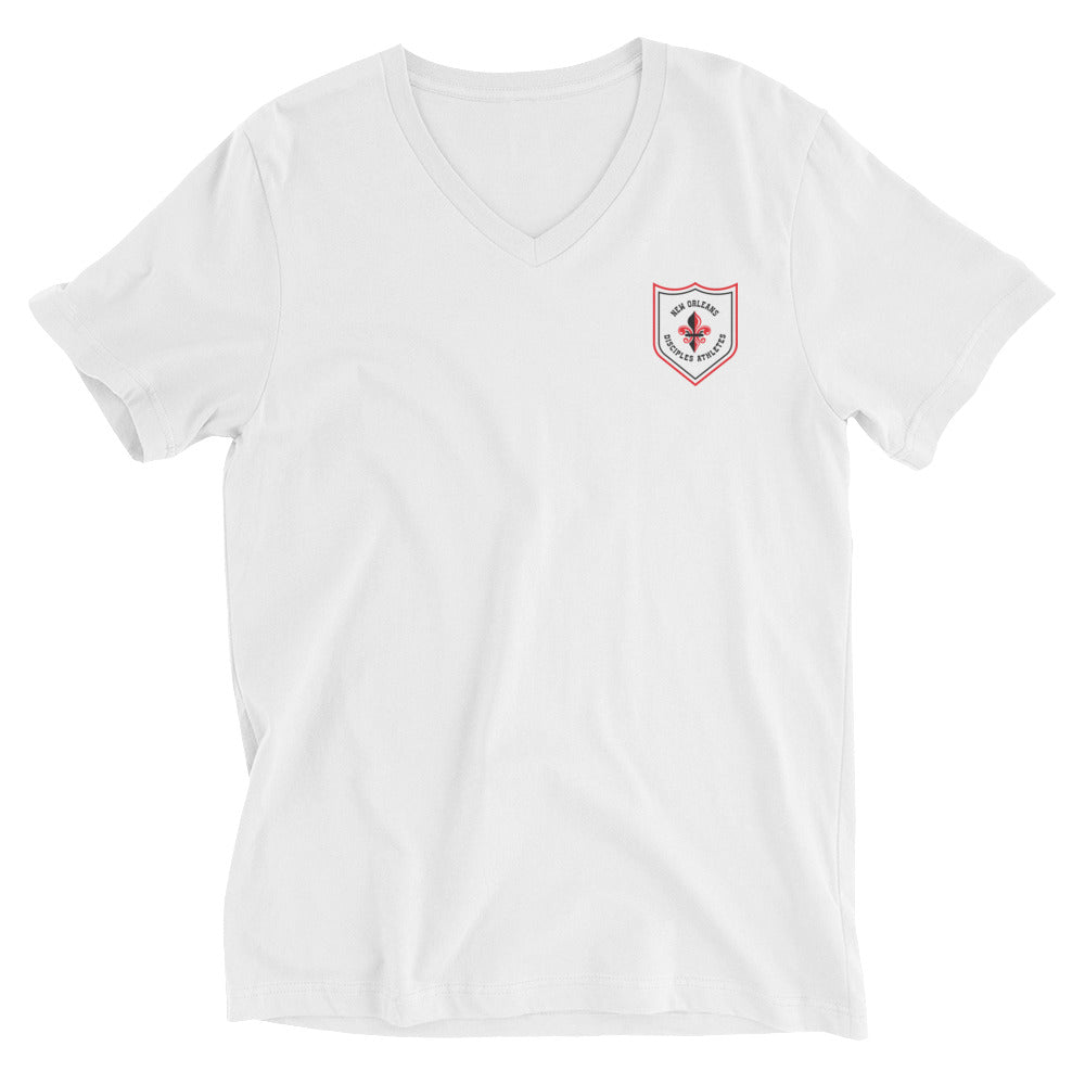 Unisex Short Sleeve V-Neck T-Shirt