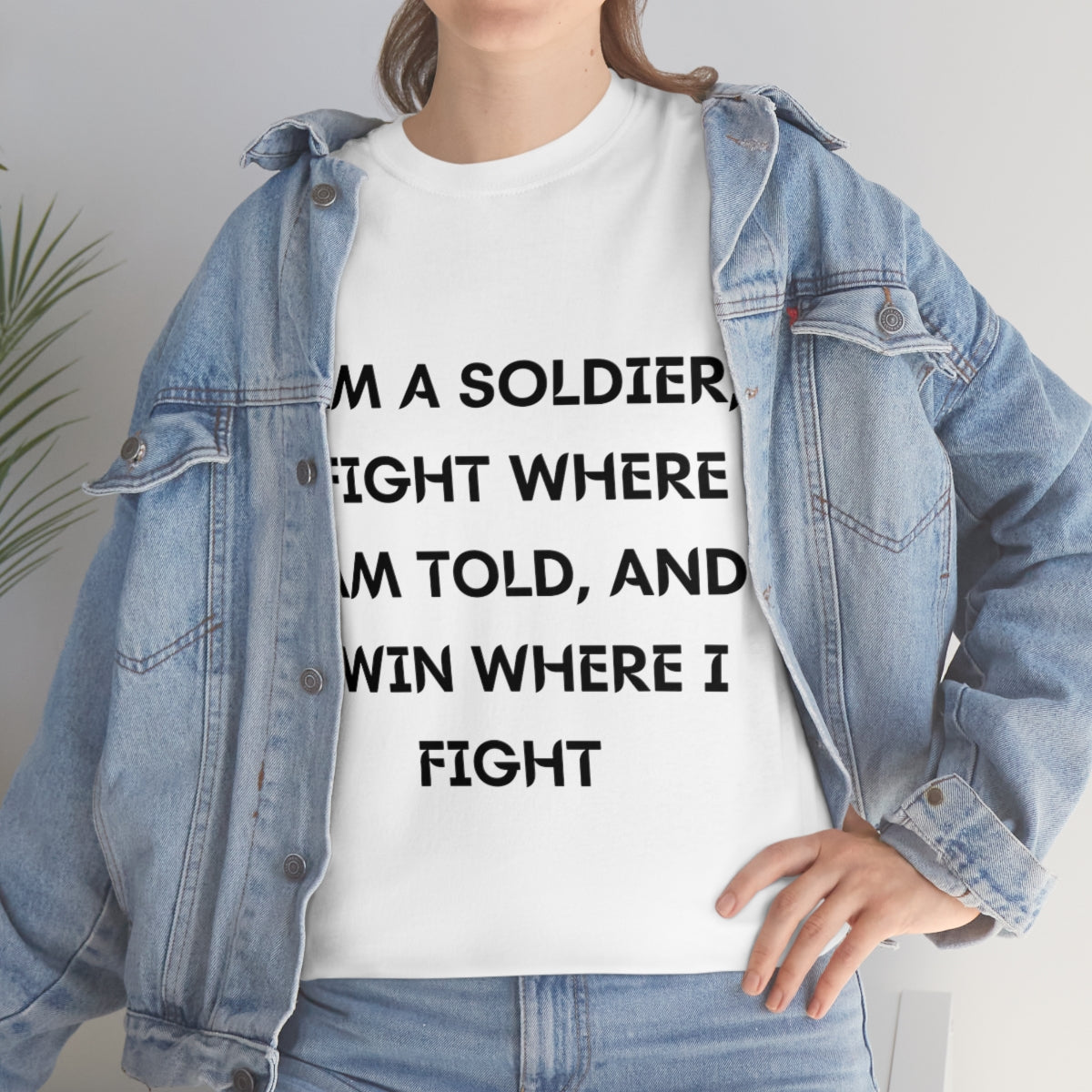 I am a Soldier Cotton Tee