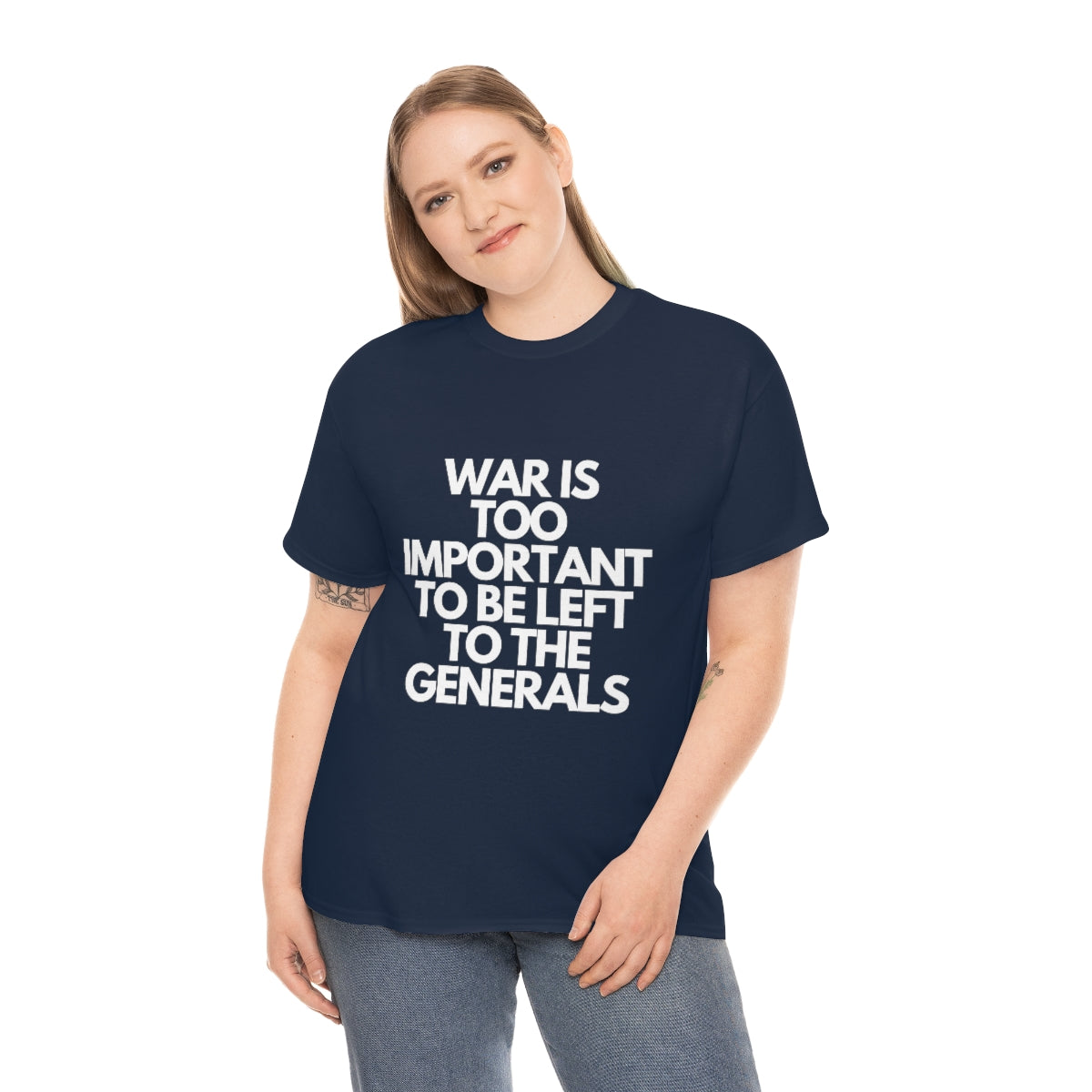 War Is Too Important Heavy Cotton Tee