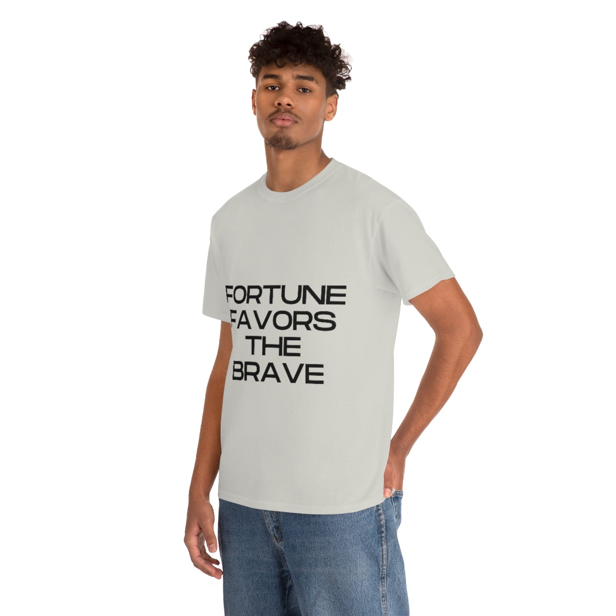 Fortune Favors Unisex Heavy Cotton Tee