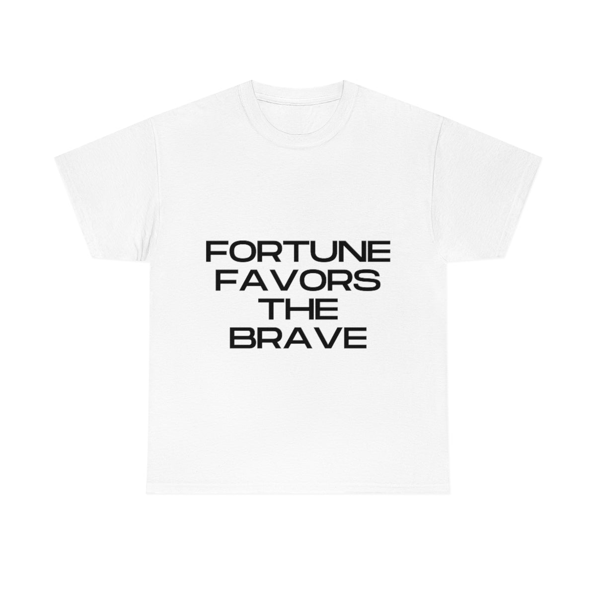 Fortune Favors Unisex Heavy Cotton Tee