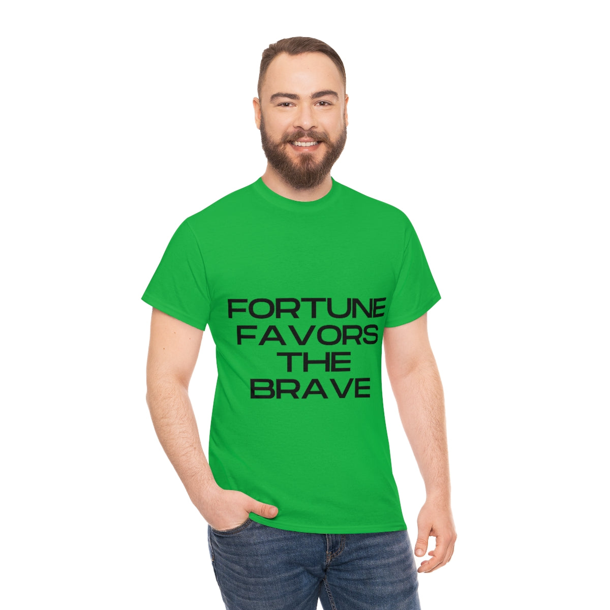 Fortune Favors Unisex Heavy Cotton Tee