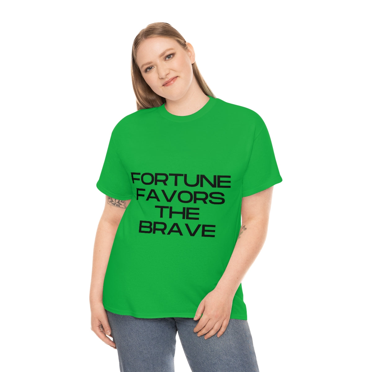 Fortune Favors Unisex Heavy Cotton Tee