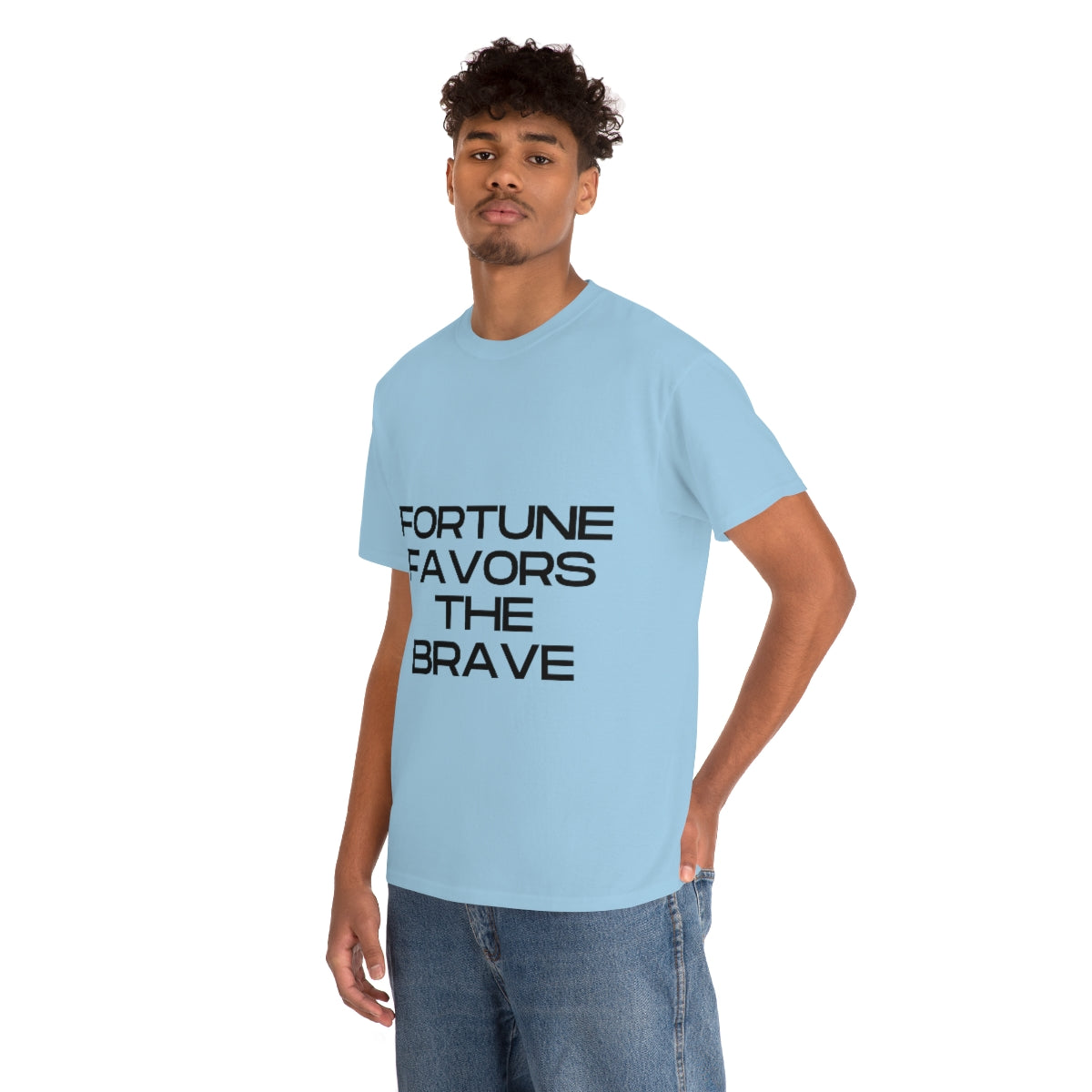 Fortune Favors Unisex Heavy Cotton Tee