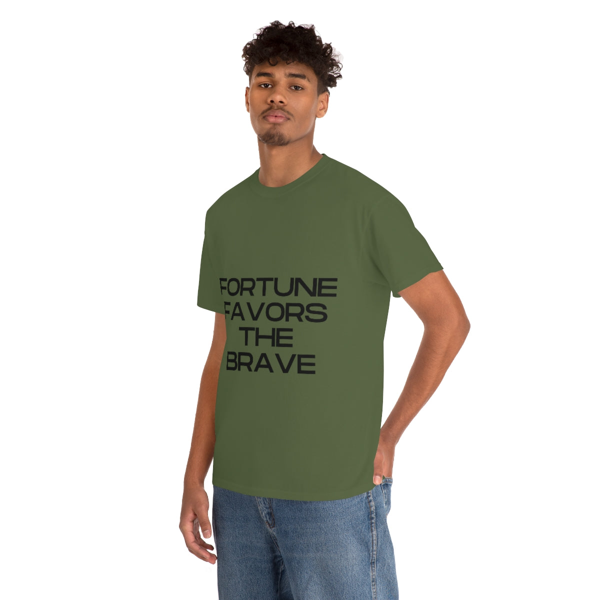 Fortune Favors Unisex Heavy Cotton Tee