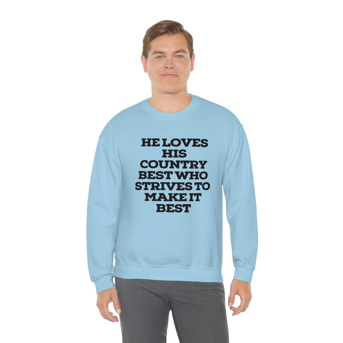 He Loves Heavy Blend™ Crewneck Sweatshirt