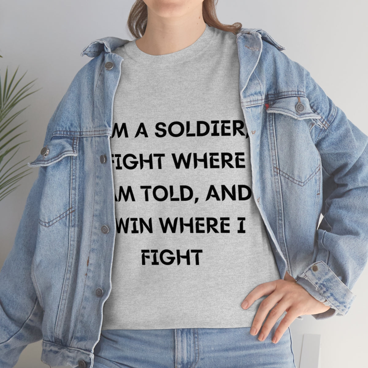 I am a Soldier Cotton Tee