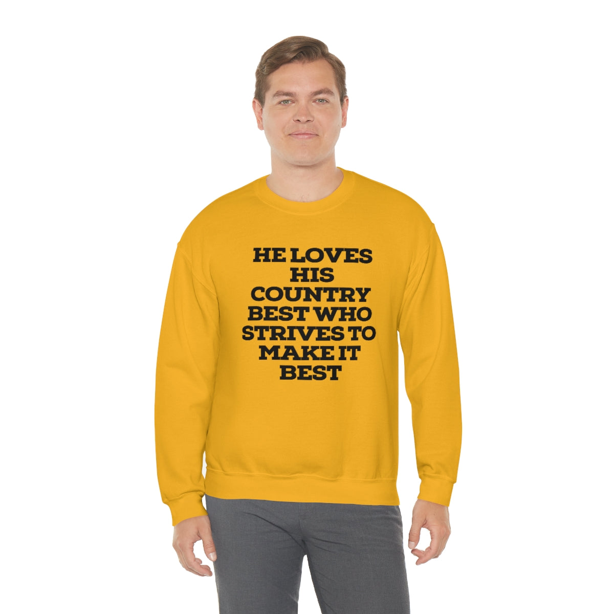 He Loves Heavy Blend™ Crewneck Sweatshirt