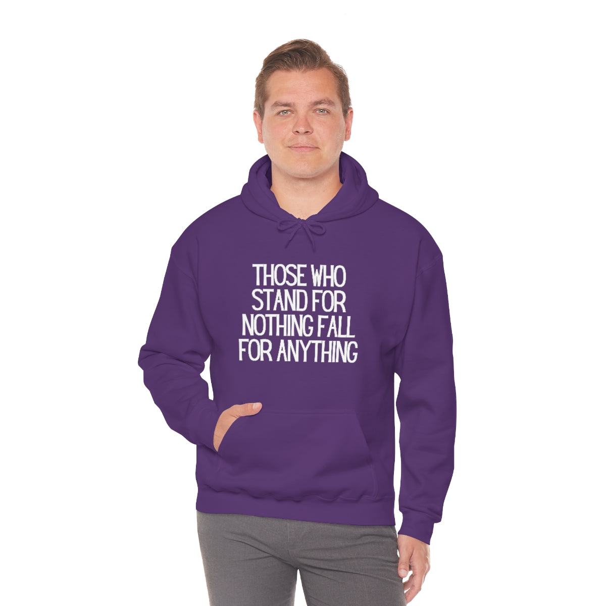 Those Who Stand Heavy Blend™ Hooded Sweatshirt