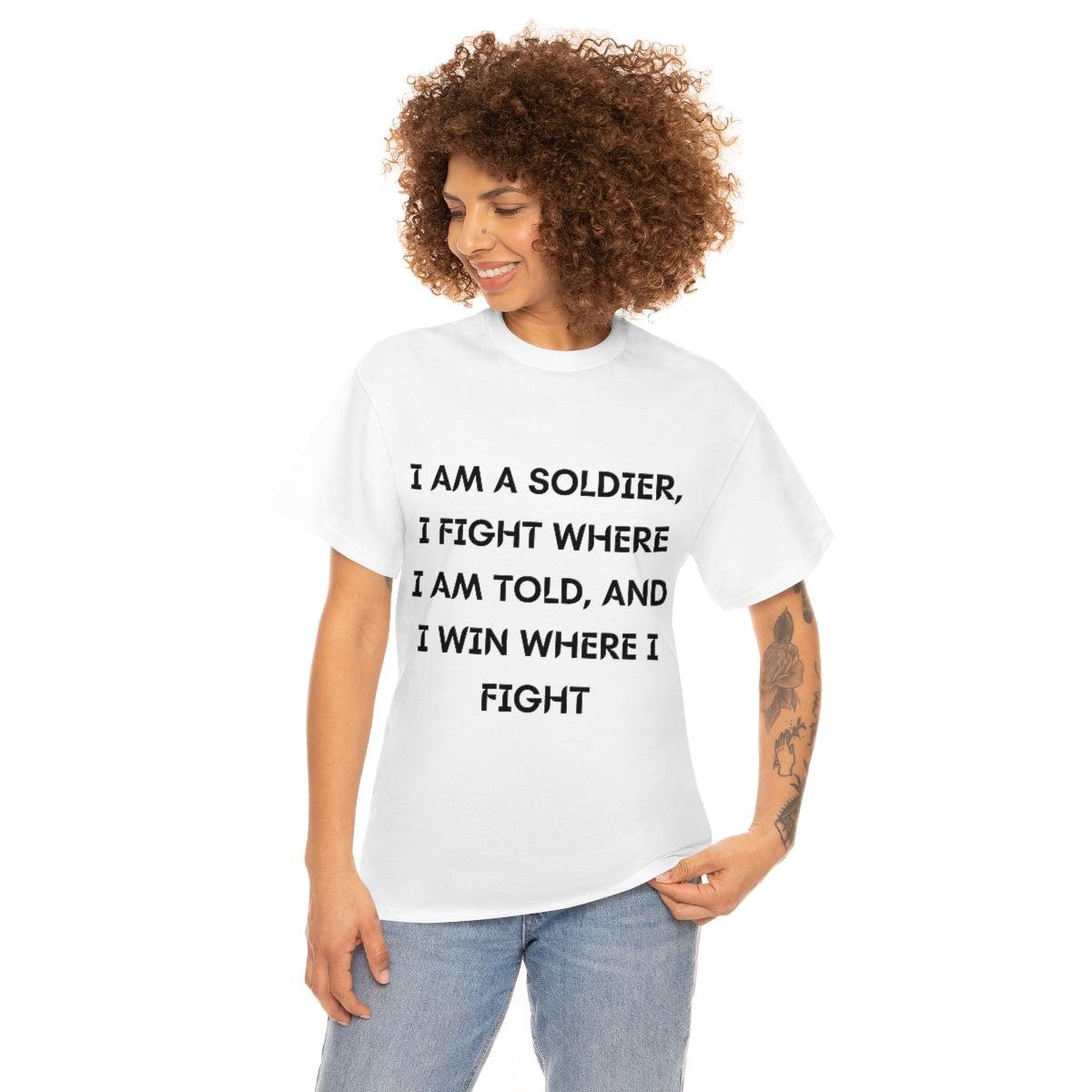 I am a Soldier Cotton Tee