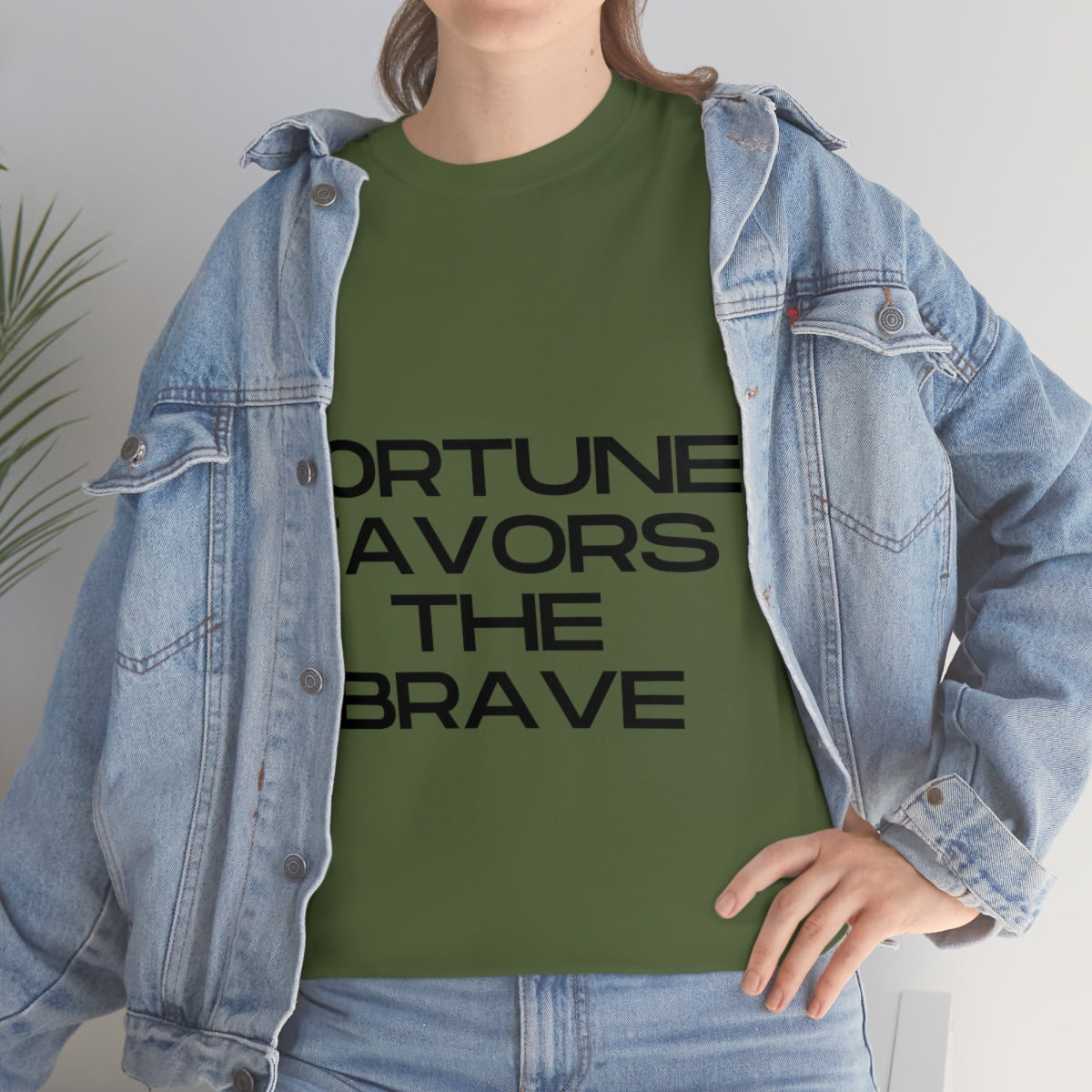 Fortune Favors Unisex Heavy Cotton Tee