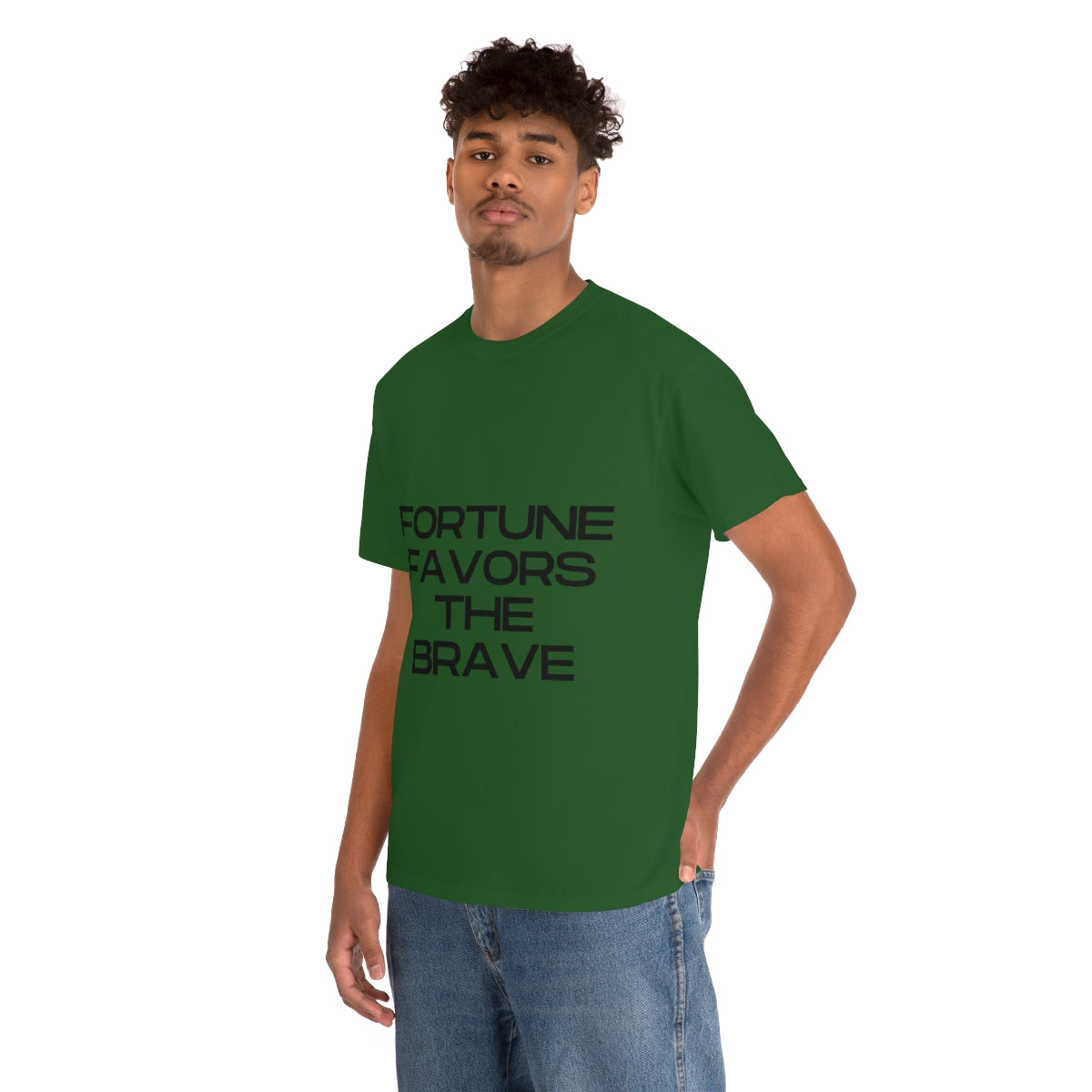 Fortune Favors Unisex Heavy Cotton Tee