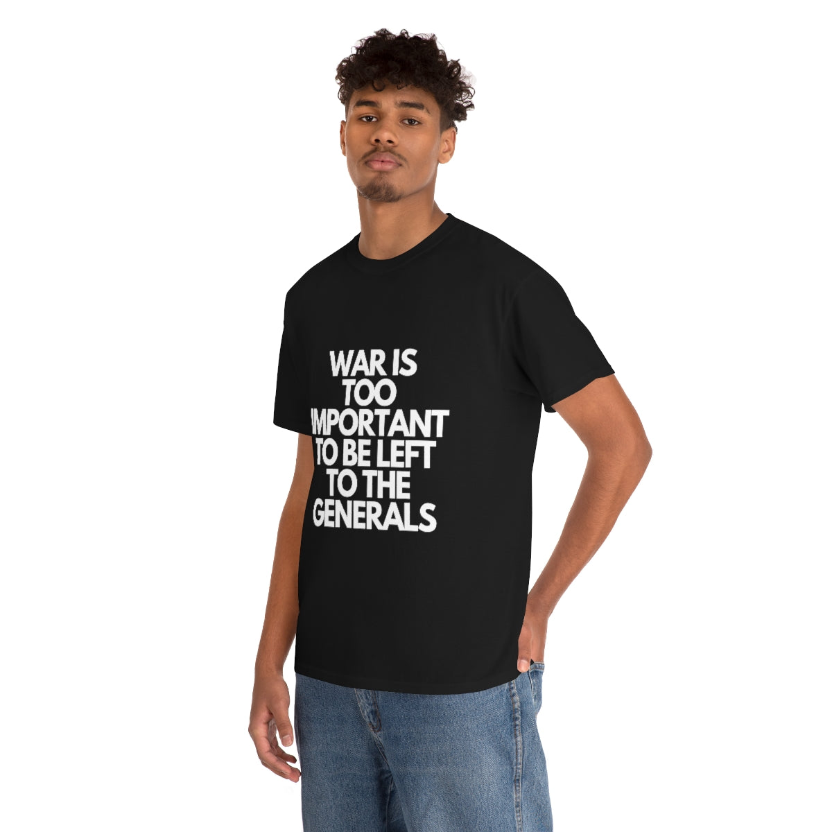 War Is Too Important Heavy Cotton Tee