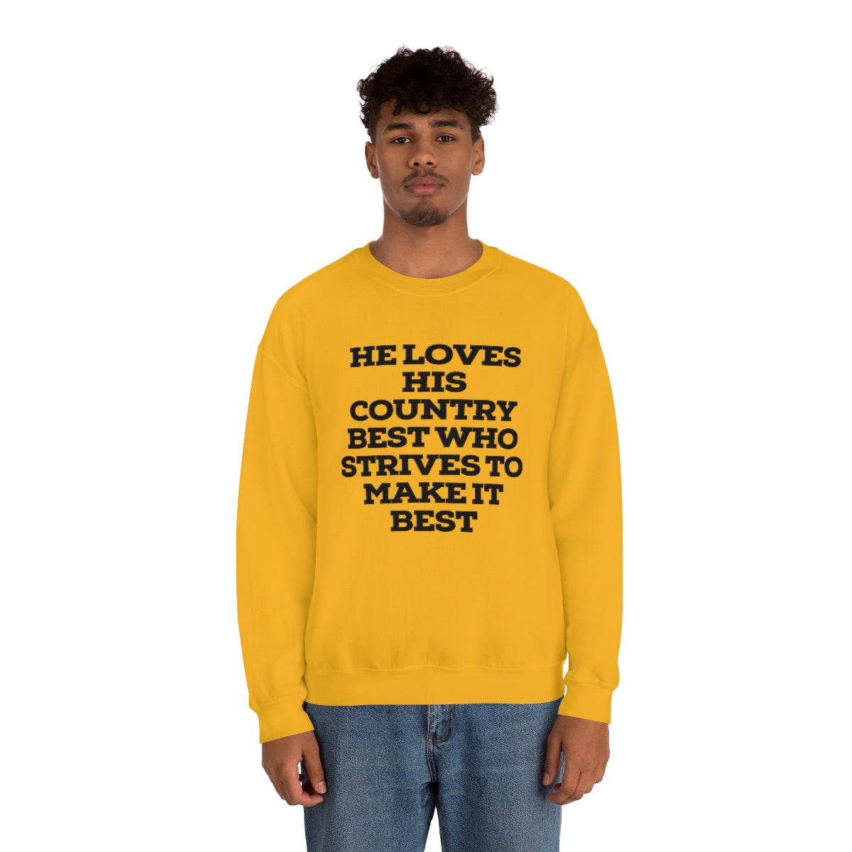 He Loves Heavy Blend™ Crewneck Sweatshirt