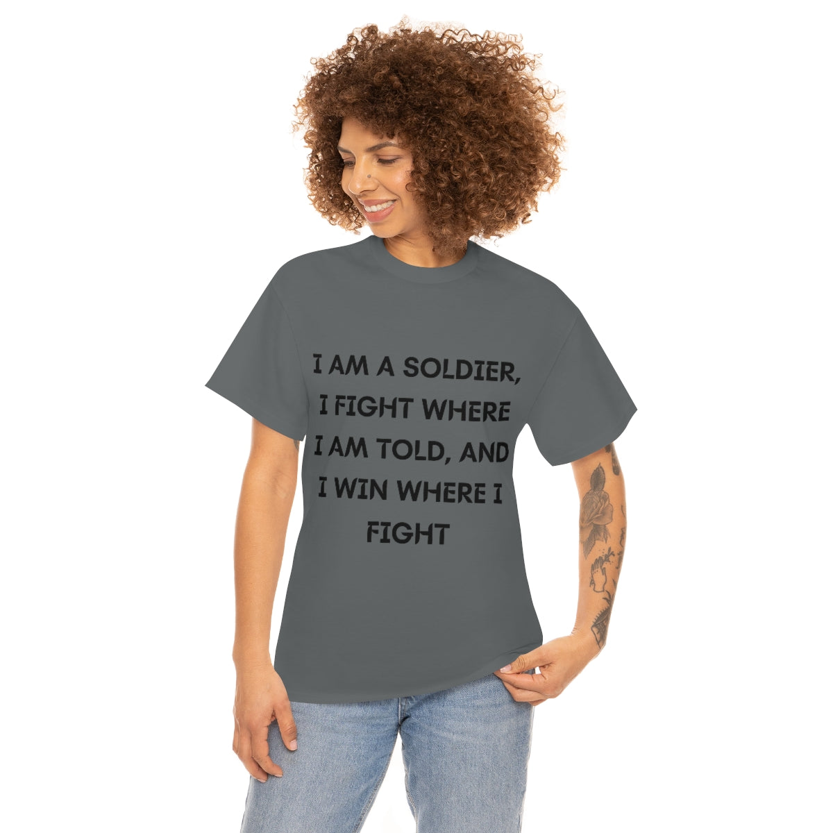 I am a Soldier Cotton Tee