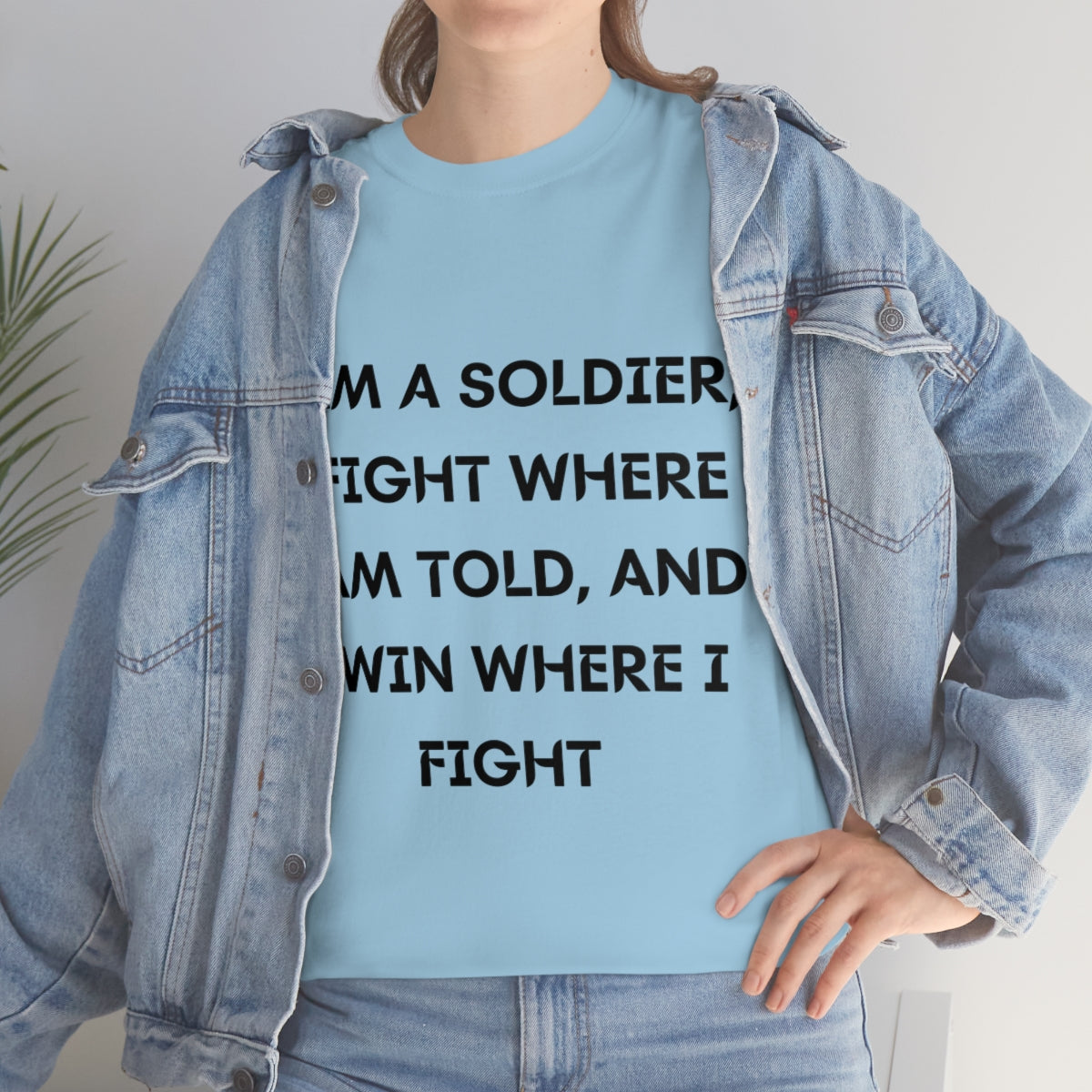 I am a Soldier Cotton Tee