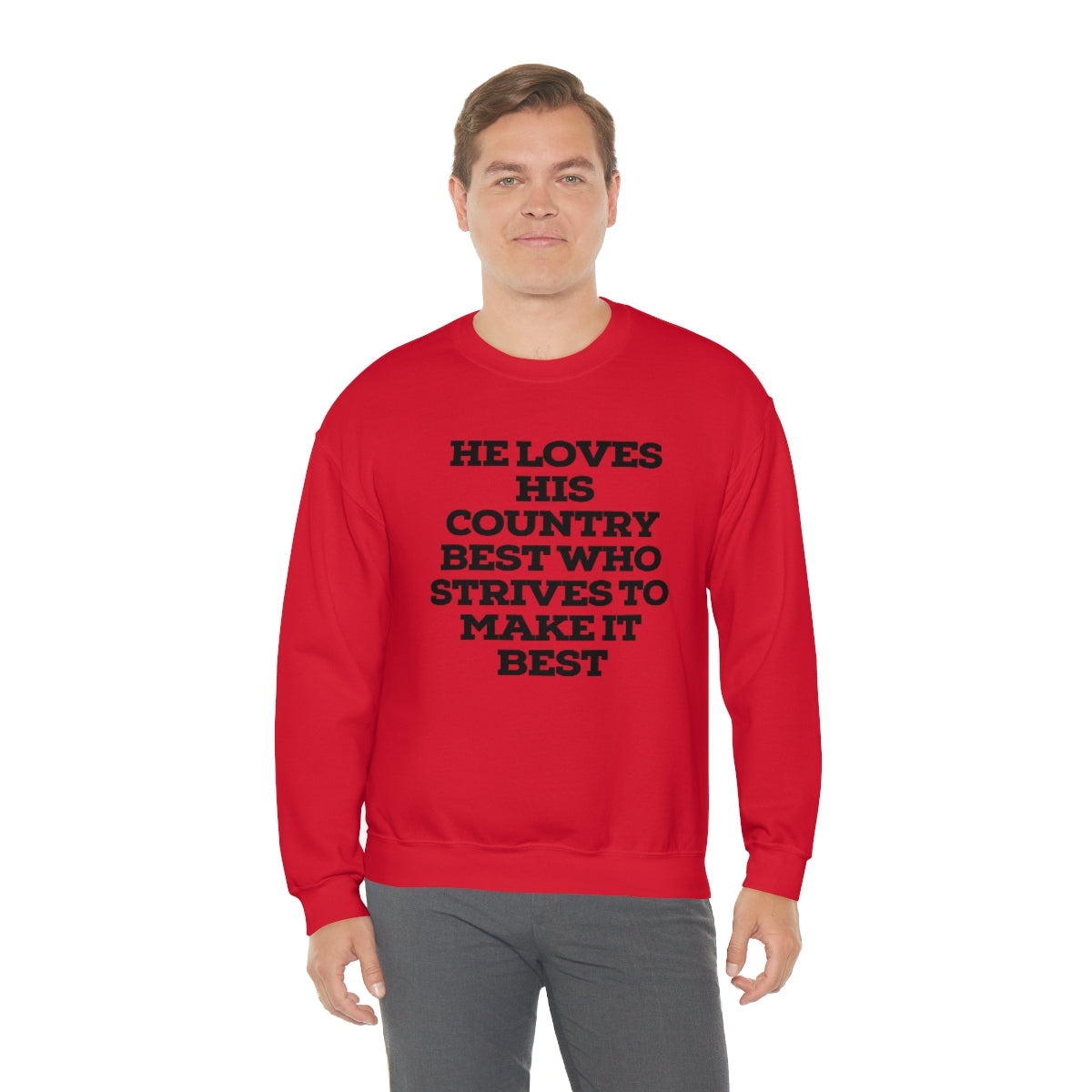 He Loves Heavy Blend™ Crewneck Sweatshirt