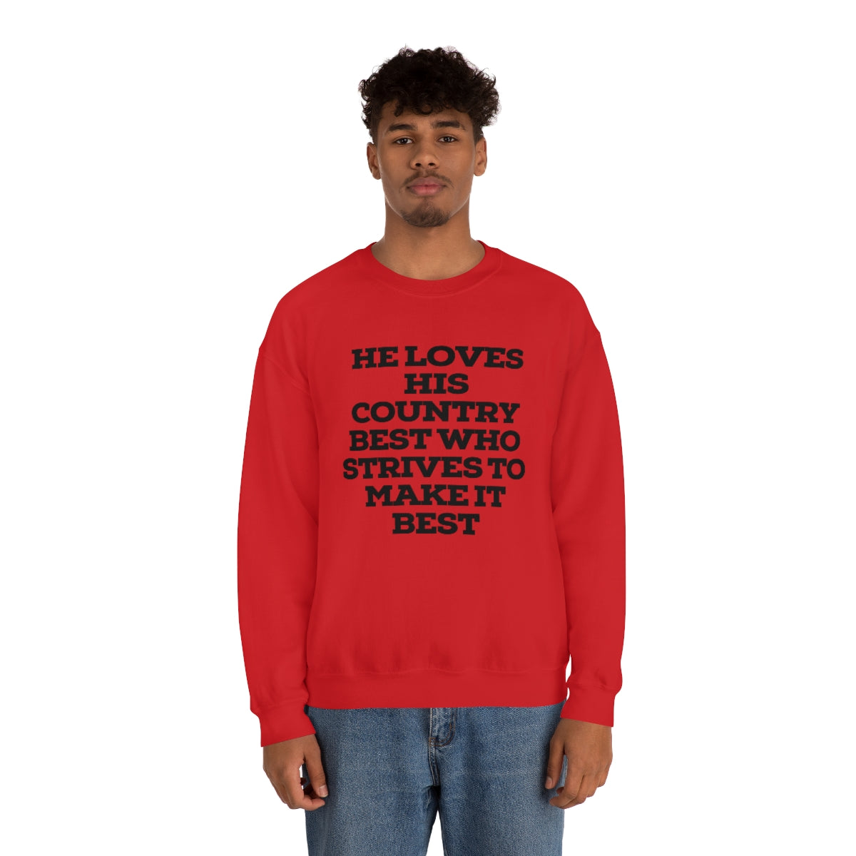 He Loves Heavy Blend™ Crewneck Sweatshirt