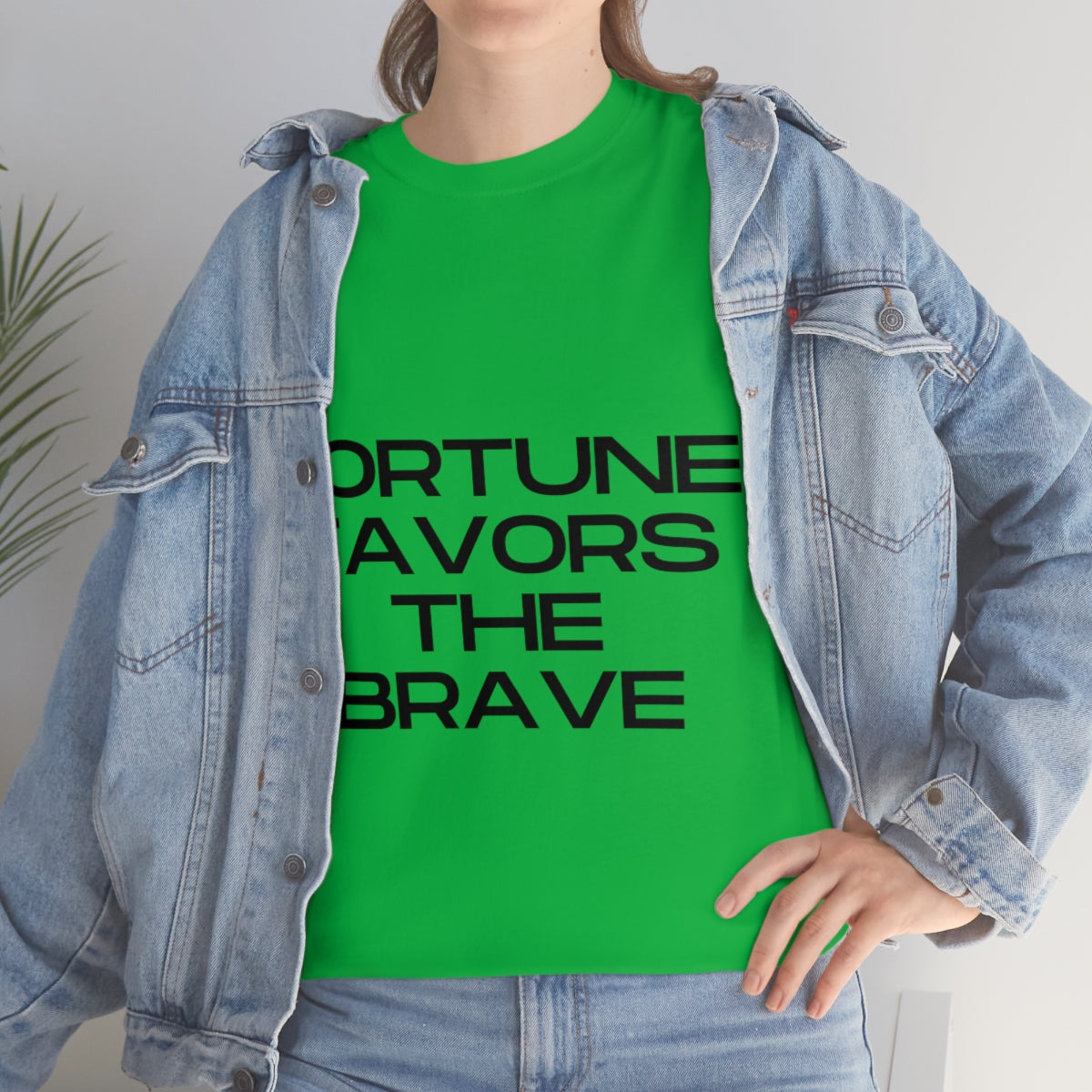 Fortune Favors Unisex Heavy Cotton Tee